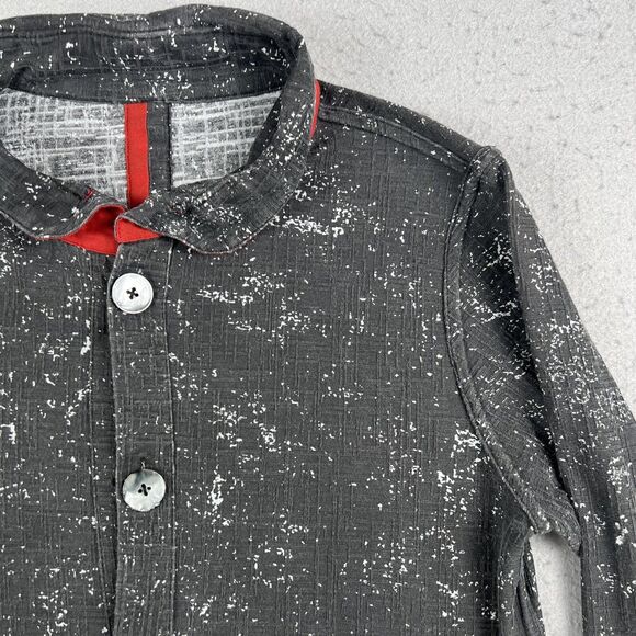 Parsley and‎ Sage Black Red Textured Long Sleeve Collared Button Front Jacket S - Picture 2 of 16